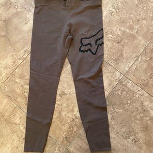 Fox leggings Khaki brown Size XL